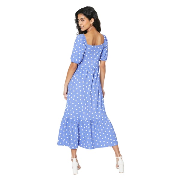 Dorothy Perkins Womens/Ladies Spotted Square Neck Petite Midi Dress