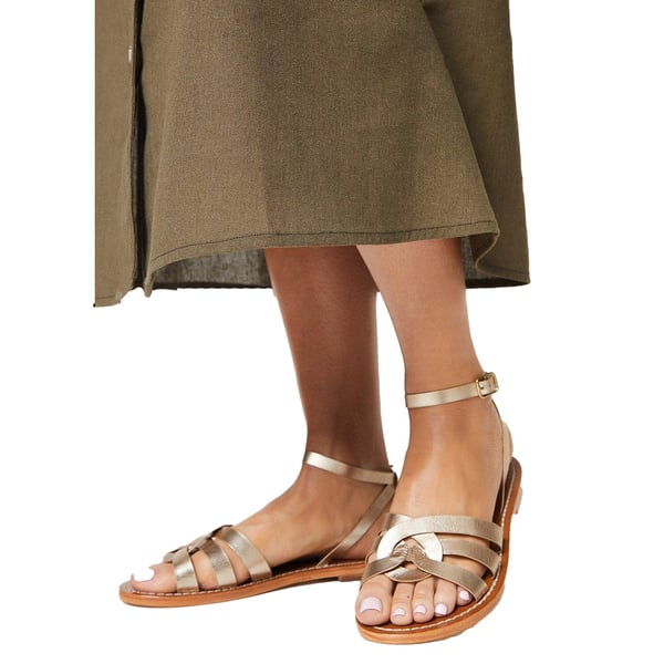 Dorothy Perkins Womens/Ladies Jaleesa Leather Woven Wide Sandals