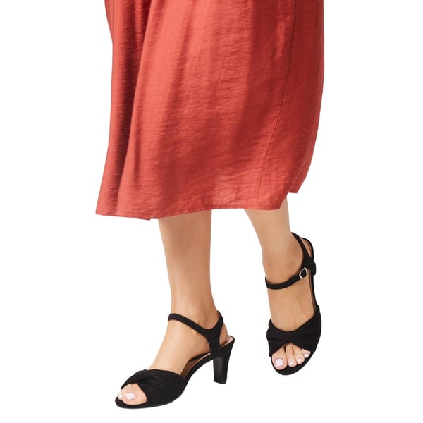 Good For The Sole Womens/Ladies Trisha Two Part Wide Heeled Sandals