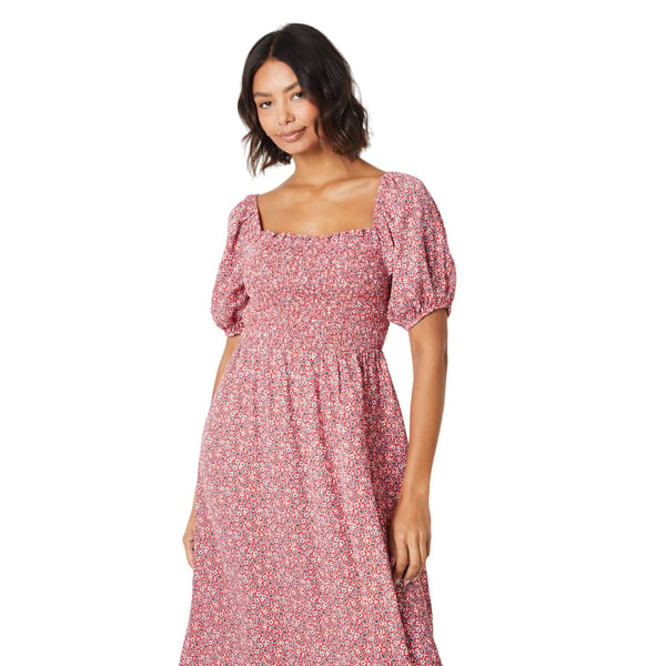 Dorothy Perkins Womens/Ladies Ditsy Print Bodice Midi Dress