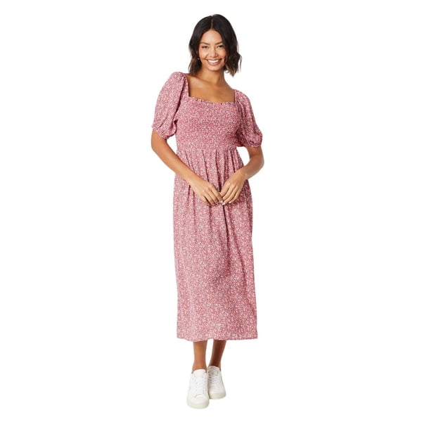 Dorothy Perkins Womens/Ladies Ditsy Print Bodice Midi Dress Dorothy Perkins Womens/Ladies Ditsy Print Bodice Midi Dress