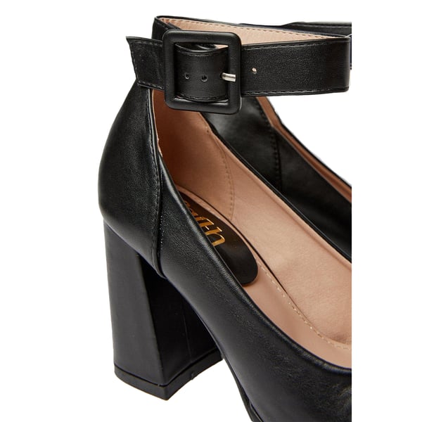 Faith Womens/Ladies Celine High Block Heel Court Shoes