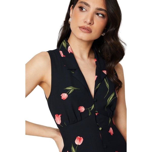 Dorothy Perkins Womens/Ladies Floral Button Through Midi Dress