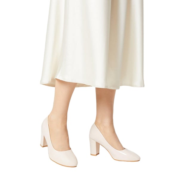 Good For The Sole Womens/Ladies Camilla Almond Toe Wide Court Shoes