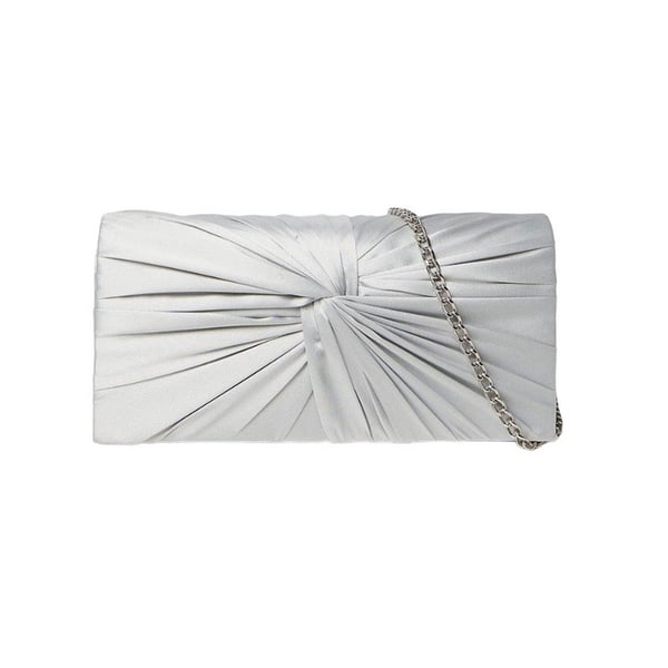 Dorothy Perkins Beauty Satin Twisted Clutch Bag
