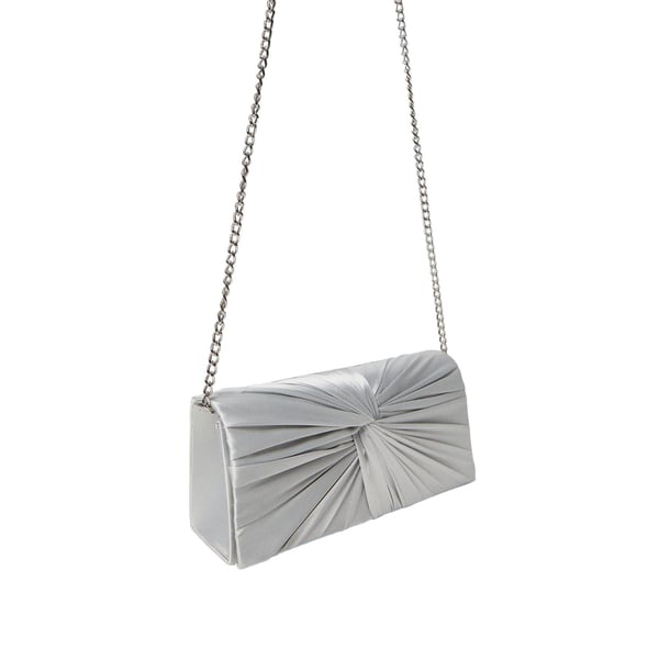 Dorothy Perkins Beauty Satin Twisted Clutch Bag
