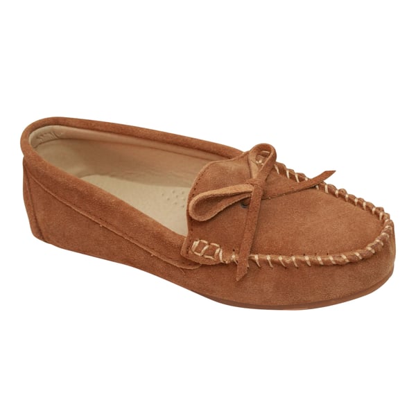 Eastern Counties Leather Womens/Ladies Suede Moccasins