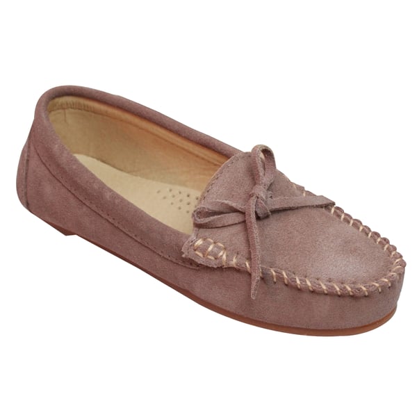 Eastern Counties Leather Womens/Ladies Suede Moccasins
