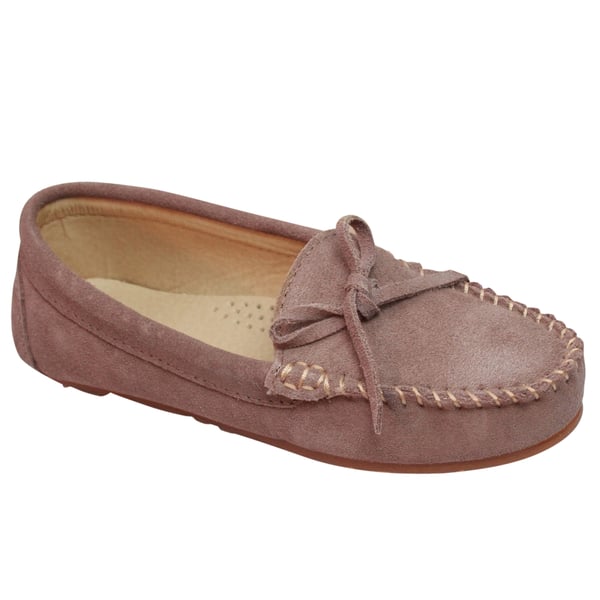 Eastern Counties Leather Womens/Ladies Suede Moccasins