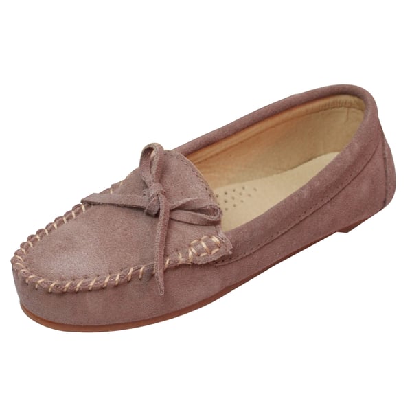 Eastern Counties Leather Womens/Ladies Suede Moccasins