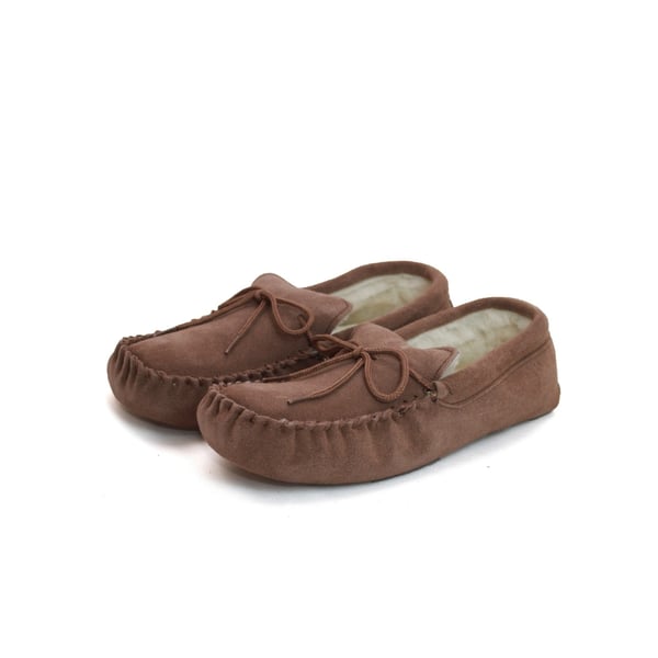 Eastern Counties Leather Unisex Wool-blend Soft Sole Moccasins