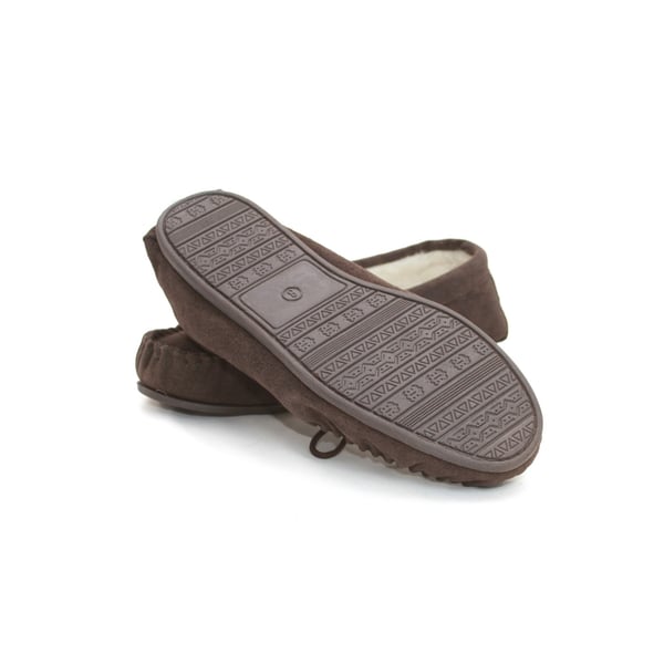 Eastern Counties Leather Unisex Wool-blend Hard Sole Moccasins