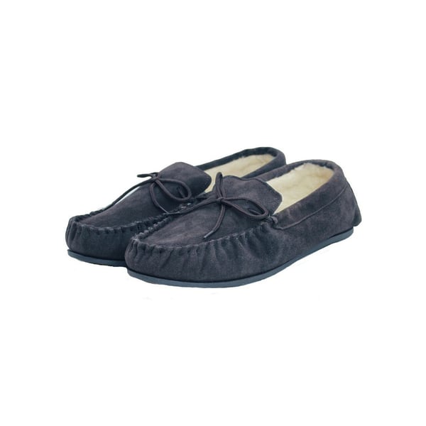 Eastern Counties Leather Unisex Wool-blend Hard Sole Moccasins