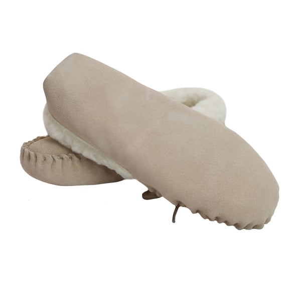 Eastern Counties Leather Womens/Ladies Soft Sole Wool Lined Moccasins