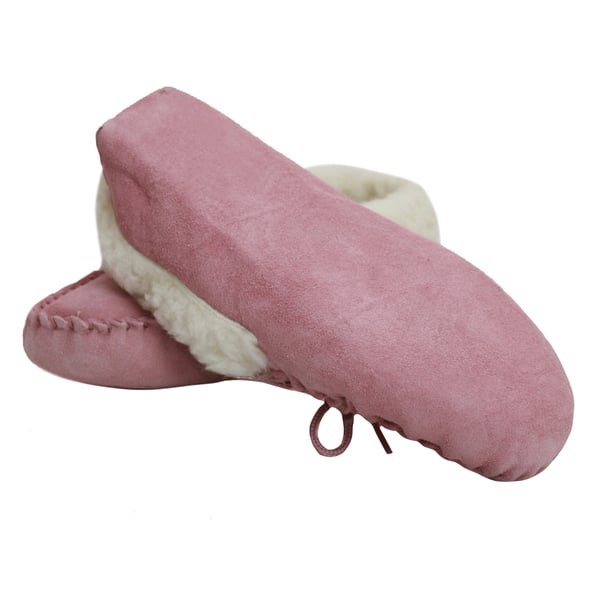 Eastern Counties Leather Womens/Ladies Soft Sole Wool Lined Moccasins