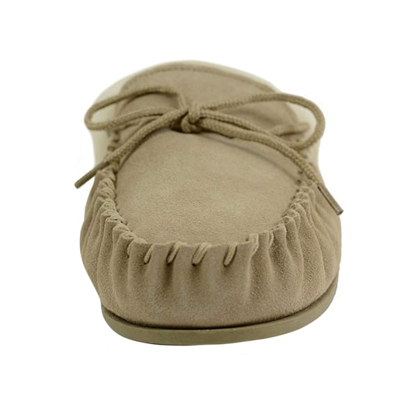 Eastern Counties Leather Womens/Ladies Hard Sole Wool Lined Moccasins