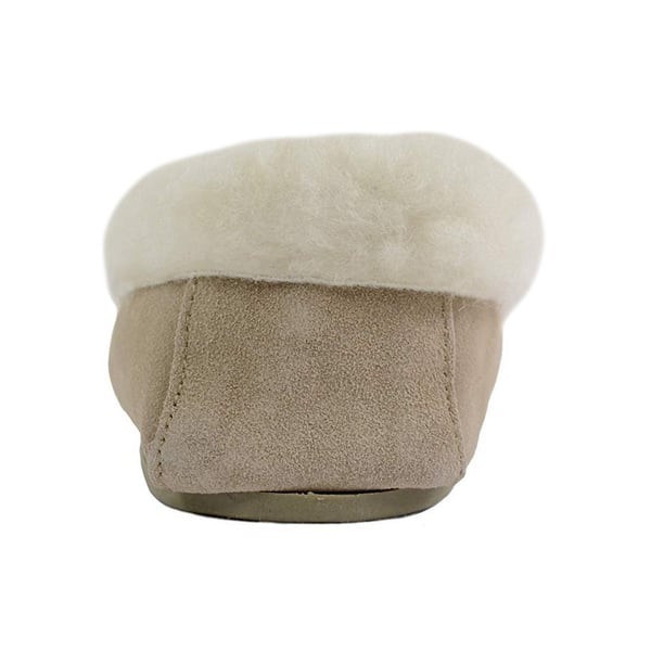 Eastern Counties Leather Womens/Ladies Hard Sole Wool Lined Moccasins