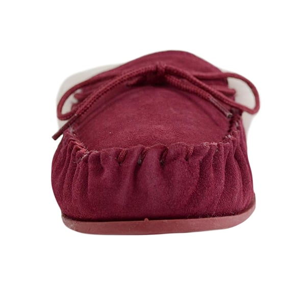Eastern Counties Leather Womens/Ladies Hard Sole Wool Lined Moccasins