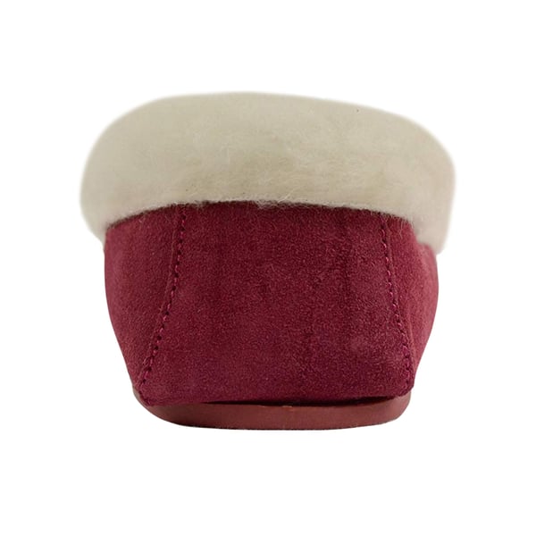 Eastern Counties Leather Womens/Ladies Hard Sole Wool Lined Moccasins