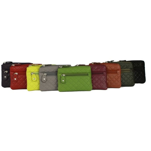 Eastern Counties Leather Dam/Dam Heidi Quiltad Myntväska (6-pack)