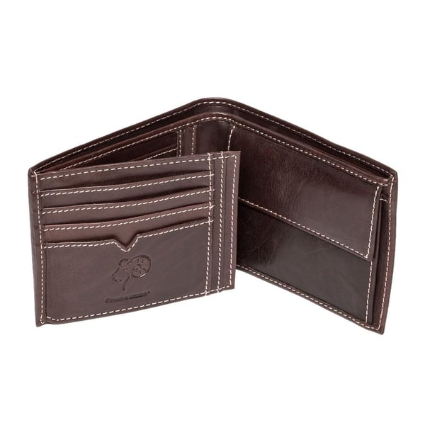 Eastern Counties Leather Mens Mark Trifold Wallet With Coin Pocket