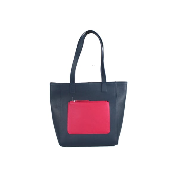 Eastern Counties Leather Womens/Ladies Polly Contrast Pocket Tote Bag