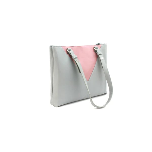 Eastern Counties Leather Alice Contrast Panel Leather Handbag