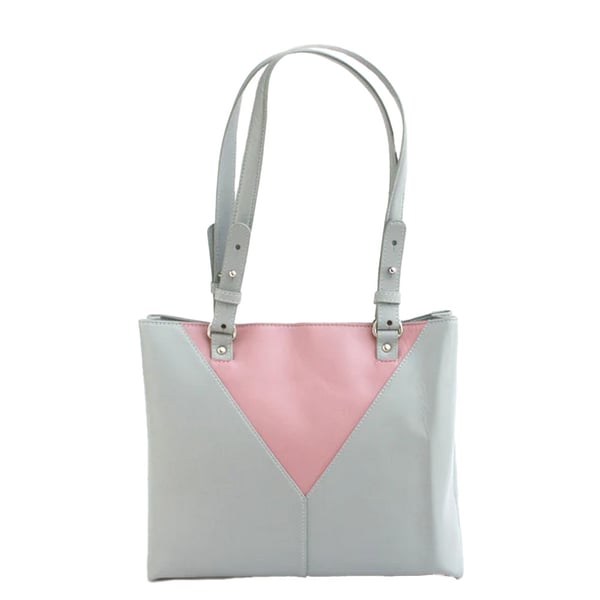 Eastern Counties Leather Alice Handväska i Läder med Kontrastpanel