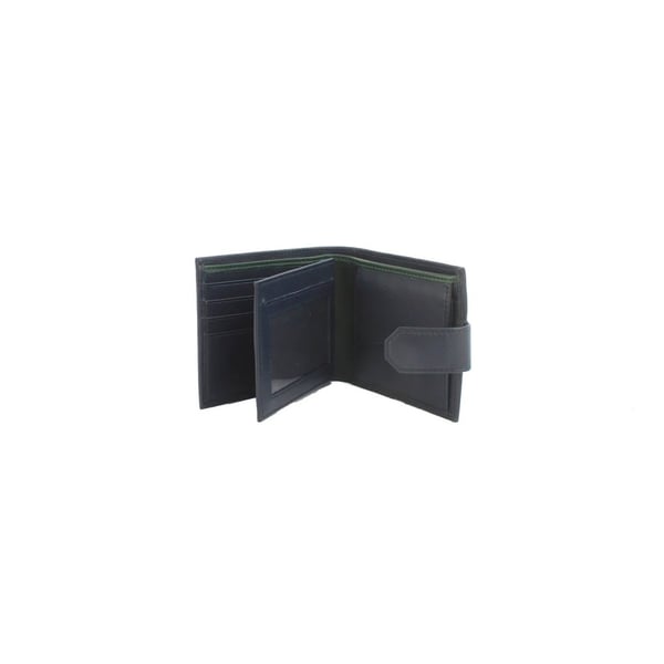 Eastern Counties Leather Unisex Adult Grayson Bi-Fold Leather Contrast Piping Wallet