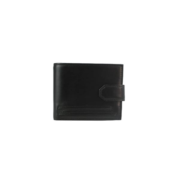 Eastern Counties Leather Unisex voksen Grayson Bi-Fold læderpung med kontrastfarvede paspoleringer