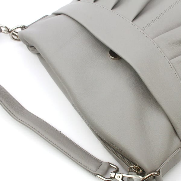 Eastern Counties Leather Womens/Ladies Leona Ruched Leather Handbag