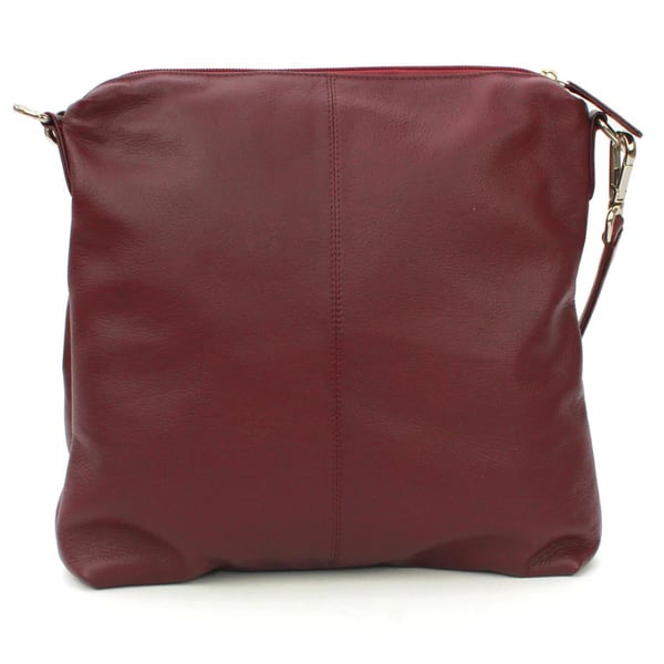 Eastern Counties Leather Womens/Ladies Leona Ruched Leather Handbag