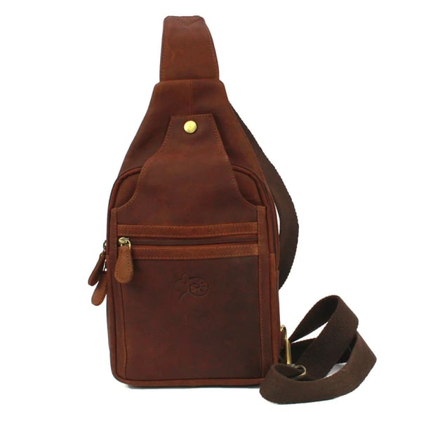 Eastern Counties Leather Joey -kulunut nahkainen olkalaukku