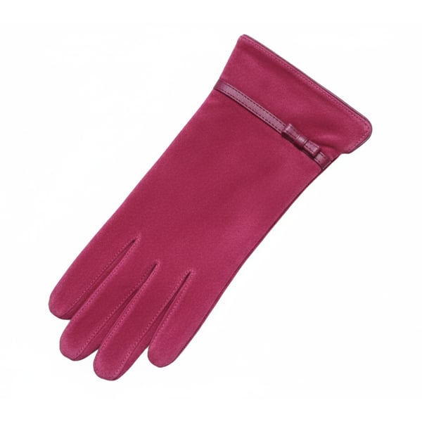 Eastern Counties Leather Womens/Ladies Suede Bow Gloves
