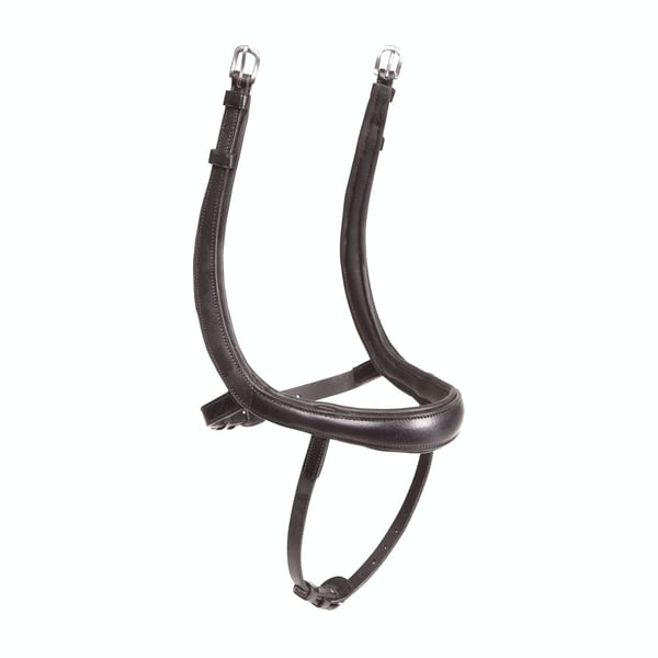 Velociti Ergonomic Leather Curved Horse Flash Noseband