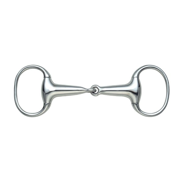 Shires Hollow Mouth Horse Eggbutt Snaffle Bit