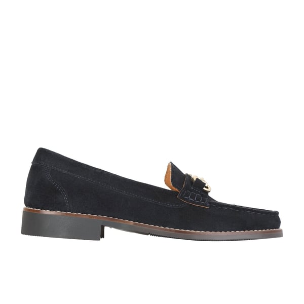 Moretta Dame/Damer Rosa Suede Loafers