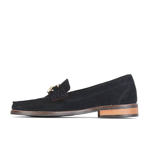 Moretta Dame/Damer Rosa Suede Loafers