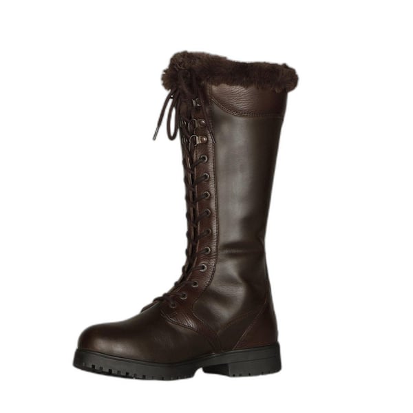Moretta Womens/Ladies Nola Leather Lace Up Standard Country Boots