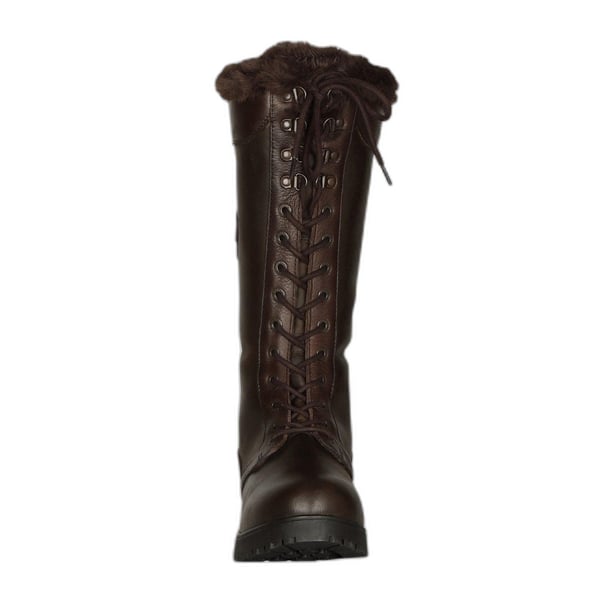 Moretta Womens/Ladies Nola Leather Lace Up Standard Country Boots
