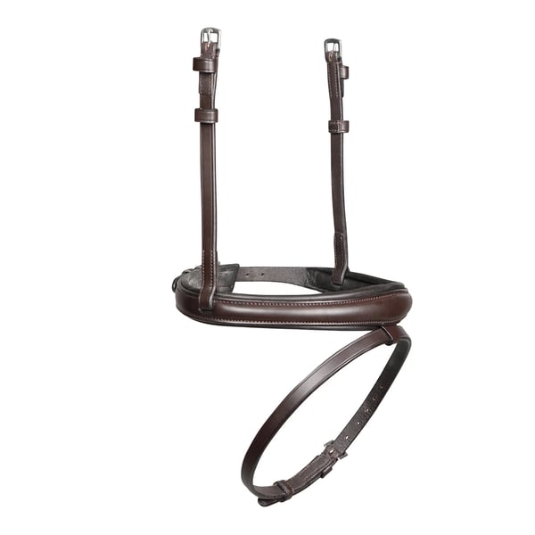Velociti Lusso Leather Horse Cavesson Noseband