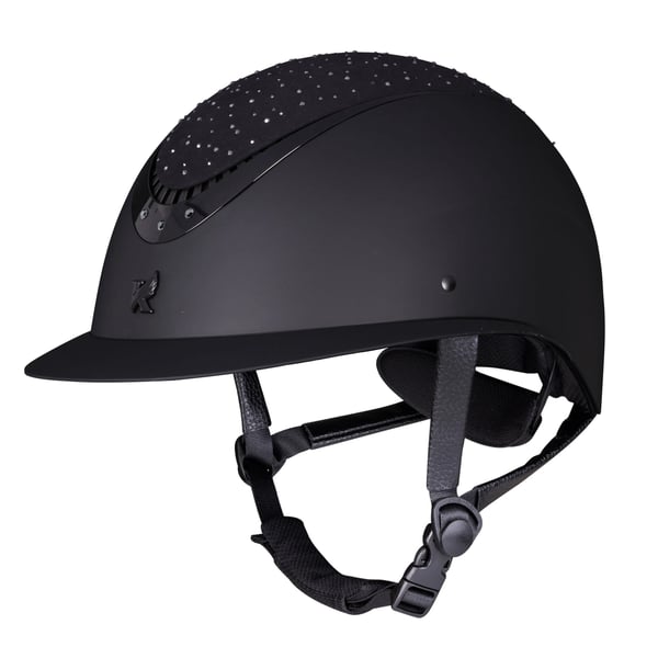Karben Unisex Vuxen Viola Ellipse Ridhjälm med Fast Skärm
