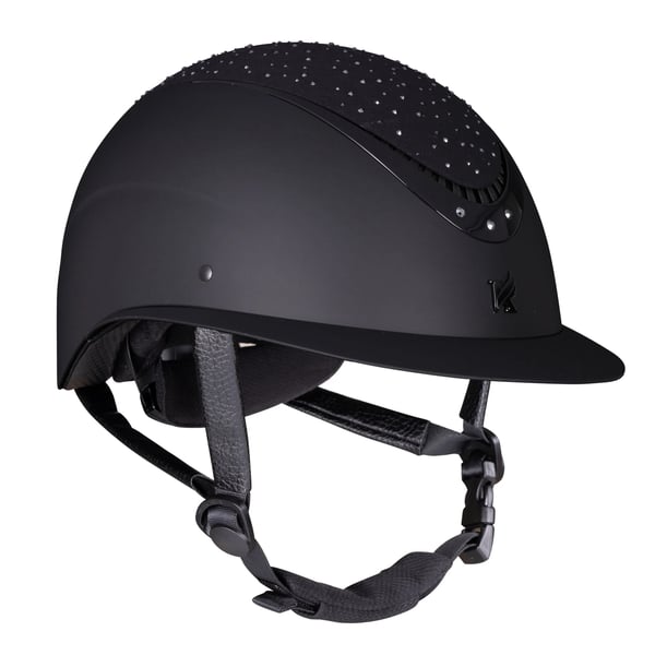 Karben Unisex Vuxen Viola Ellipse Ridhjälm med Fast Skärm