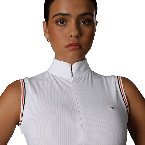 Aubrion Womens/Ladies Arcaster Pinstripe Sleeveless Show Shirt