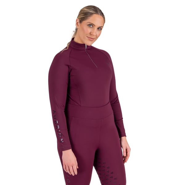 Aubrion Womens/Ladies Eltar Quarter Zip Base Layer Top