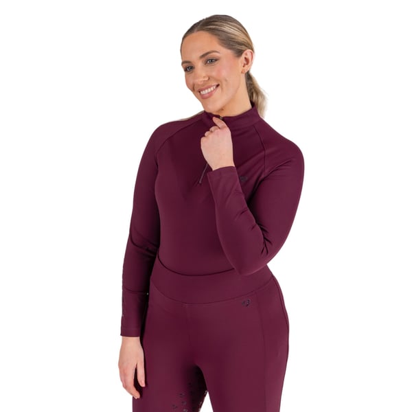 Aubrion Womens/Ladies Eltar Quarter Zip Base Layer Top