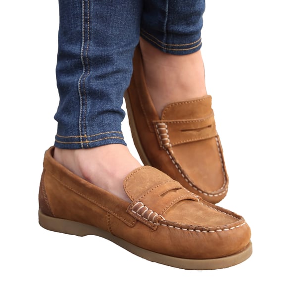 Moretta Womens/Ladies Forli Leather Deck Shoes