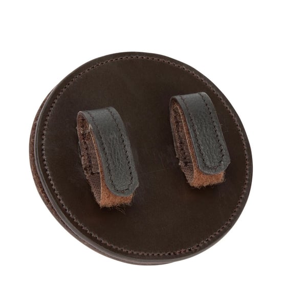 Velociti Leather Round Horse Dressage Number Holder