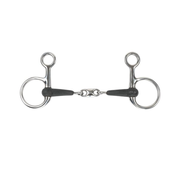 Shires Equikind+ Peanut Link Hest hængende kind Snaffle Bit