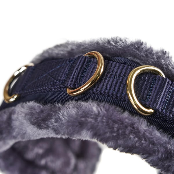 Shires Fleece Lined Plush Horse Lunge Cavesson